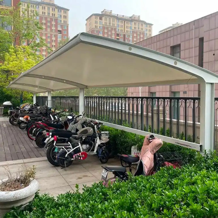 南雄市膜结构电动车棚